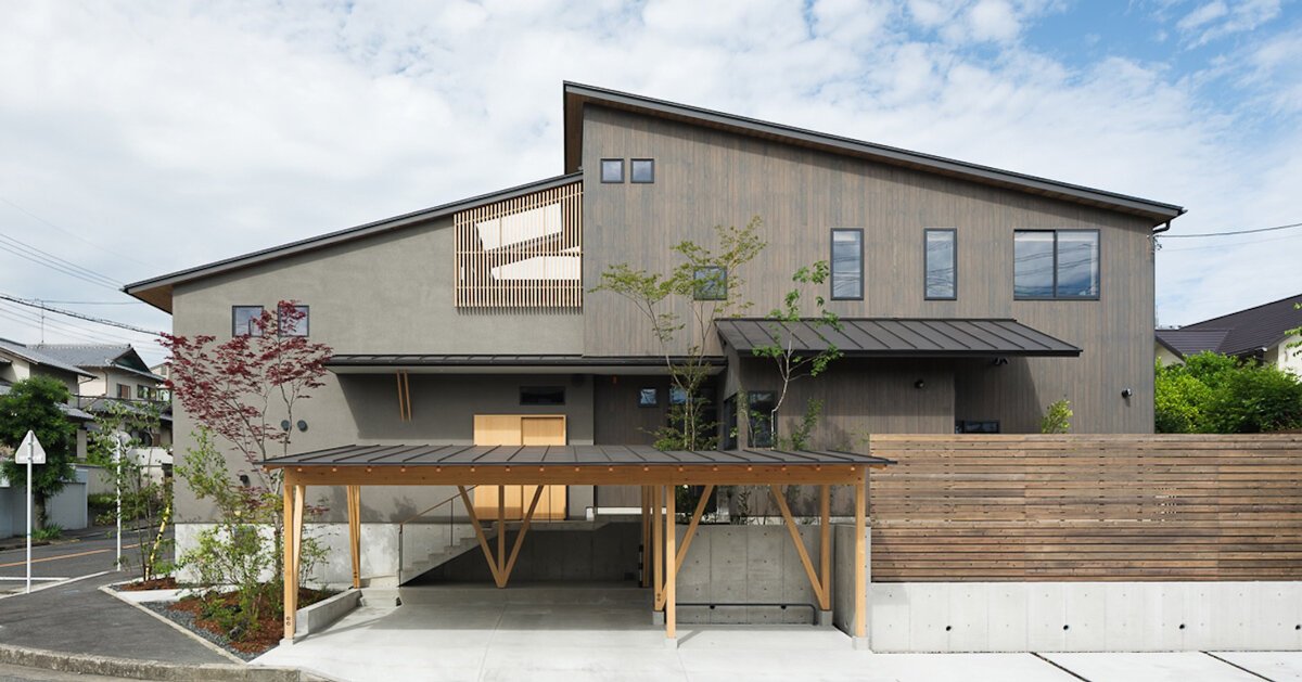 family home in osaka revolves around flexible open sports space